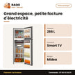 Réfrigérateur Midea – 266L(206+60) – Smart Cooling – No Frost | MDRT385MTE46