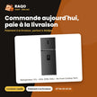 Réfrigérateur TCL – 413L (319L+94L) – No Frost-Cooling Tech. – Distributeur D'eau | P540TMGWD