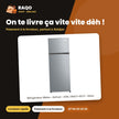 Réfrigérateur Midea – Defrost – 204L (163LT+41LT) – Silver | MDRT294FGF50D