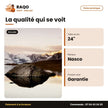 TV LED 24'' Nasco – Slim TV – HDMI – USB | NAS-B24FB-A