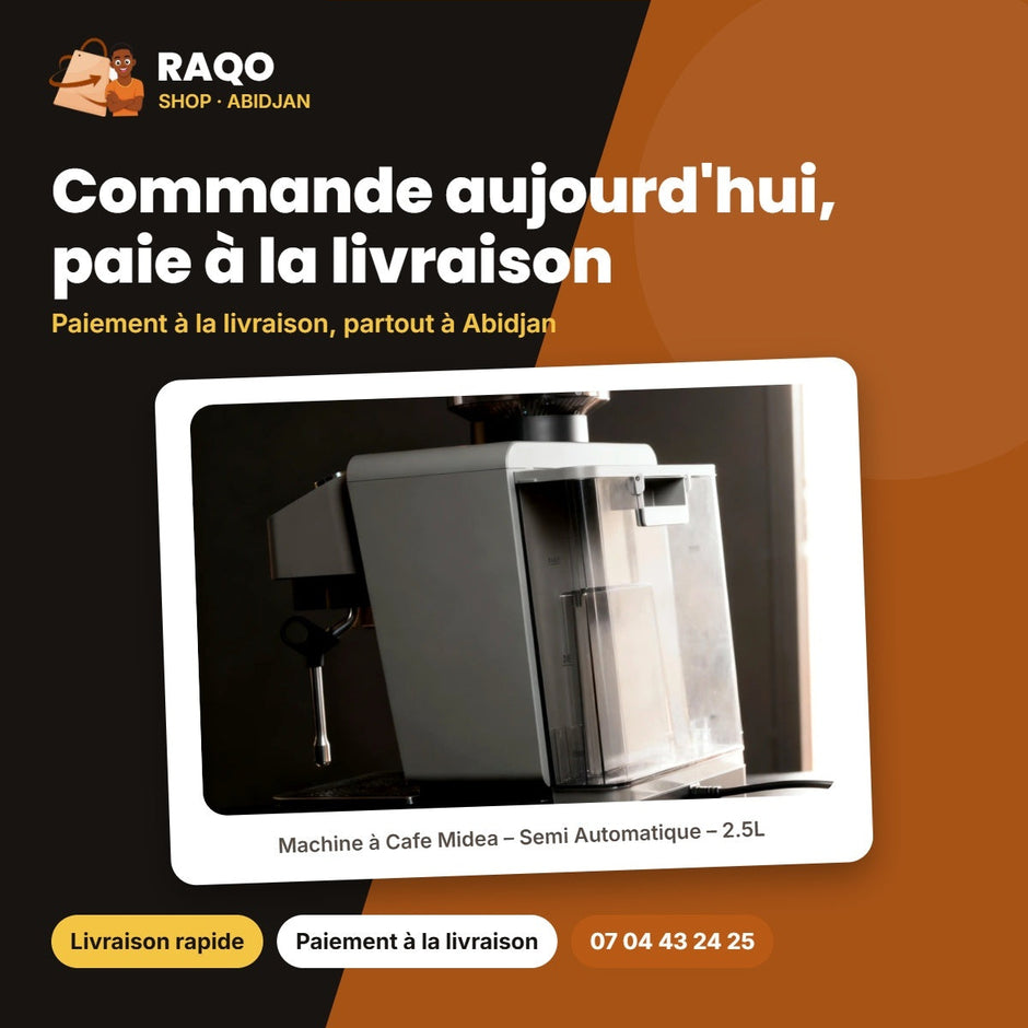 Machine à Cafe Midea – Semi Automatique – 2.5L – Auto-Nettoyage | MA-SACM2501