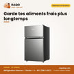 Réfrigérateur Hisense – 2 Portes – A – 80 L (58LT+22LT) | RD-11DR4SA