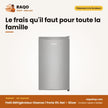 Petit Réfrigérateur Hisense 1 Porte 91L Net – Silver | RS-12DR4SG
