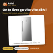Congélateur Vertical Hisense – 3TIR.+4ETAG. – Inox – No-Frost | RS-60WC