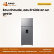 Réfrigérateur Samsung – Clean Steel – Distributeur D'eau – 528L(402L+126L) | RT53DG7B60SLUT