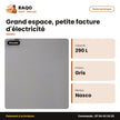 Congélateur Horizontal Nasco – Gris – 290L Net – 2 Paniers Internes | HNAS-400