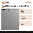 Congélateur Horizontal Midea – 198L – Inverter – Gris | MDRC362FZG43D