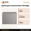 Congélateur Horizontal Midea – 294L – Inverter – Silver | MDRC407FZG43NGG