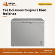 Congélateur Horizontal Midea – 294L – Inverter – Silver | MDRC407FZG43NGG