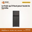 Réfrigérateur TCL – 113L (83L + 30L) – Gris Fonce | F118TM
