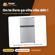 Mini Réfrigérateur Double Porte TCL – 85L (61LT+24LT) – Silver | F112TMS