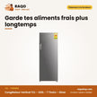 Congélateur Vertical TCL – 242L – 7 Tiroirs – Silver | F293SDS