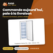 Congélateur Vertical TCL – 168 L – Defrost – Gris | F208SDS