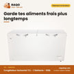 Congélateur Horizontal TCL – 2 Battants – 508L – 2 Paniers Internes | F660CFSL