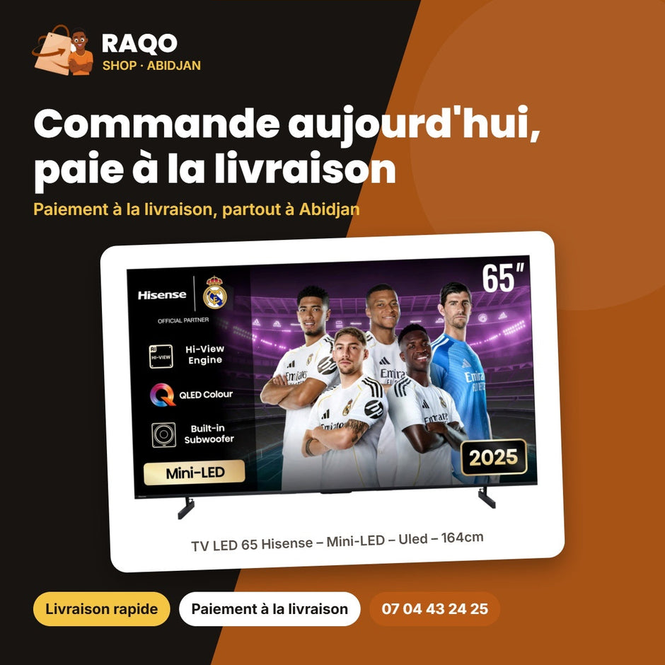 TV LED 65 Hisense – Mini-LED – Uled – 164cm | 65U6Q-PRO