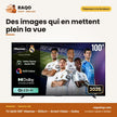 TV QLED 100'' Hisense – 253cm – Smart Vidaa – Dolby | 100Q7Q-RM