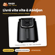 Friteuse à Air Midea – 4 L – Noir – Tiroir Amovible | MF-TN40D2
