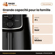 Friteuse à Air Midea – 4 L – Noir – Tiroir Amovible | MF-TN40D2