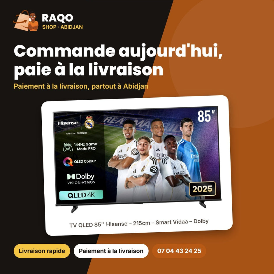 TV QLED 85'' Hisense – 215cm – Smart Vidaa – Dolby | 85Q7Q