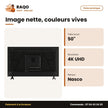 TV LED 50'' Nasco – Google TV – 4K-UHD – Youtube-Netflix-Prime Video-Bt | NAS-J50FBFL-G