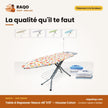 Table à Repasser Nasco 48''X15'' – Housse Coton – Anti Rouille – 4 | SAH-068AB
