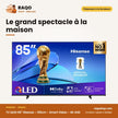 TV QLED 85'' Hisense – 215cm – Smart Vidaa – 4K UHD | 85Q6Q