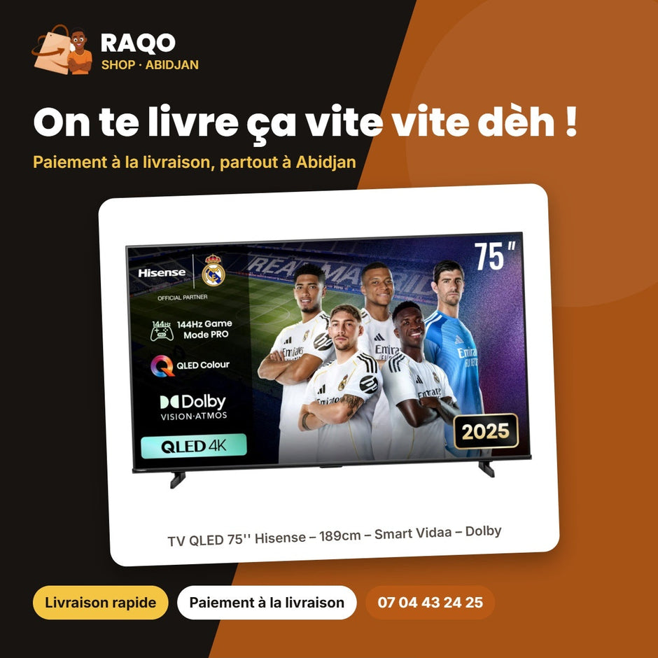 TV QLED 75'' Hisense – 189cm – Smart Vidaa – Dolby | 75Q7Q