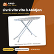 Table à Repasser Nasco 48''X15'' – Housse Coton – Anti Rouille – 5 | T_4815X-1