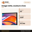 TV QLED 65'' Hisense – 164cm – Smart Vidaa – 4K UHD | 65Q6Q