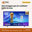 TV QLED 55'' Hisense – 139cm – Smart Vidaa – 4K UHD | 55Q6Q