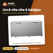 Congélateur Horizontal Hisense 500L Silver – 2 Portes – 3 Paniers Internes | FC-66DD4HA