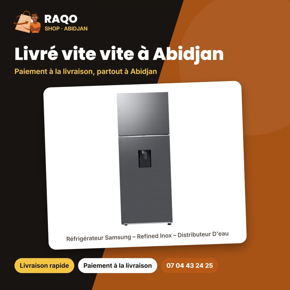 Réfrigérateur Samsung – Refined Inox – Distributeur D'eau – 462L (354L+108L) | RT47CG6722S9MU