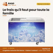Congélateur Horizontal Vitré Hisense – 2 Battant-Coulissant – 223L | FL-39DD4HA