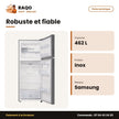 Réfrigérateur Samsung – Refined Inox – Distributeur D'eau – 462L (354L+108L) | RT47CG6722S9MU