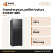 Réfrigérateur Samsung – 465L (357L+108L) – All Around Cooling – Black | RT47CG6631B1UT