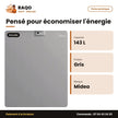 Congélateur Horizontal Midea – 143L – Gris – 1 Panier Interne | MDRC265FZG43D