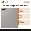 Congélateur Horizontal Nasco – Gris – 260L Net | HNAS-350