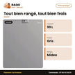 Congélateur Horizontal Midea – 99L – Gris – 1 Panier Interne | MDRC193FZG43D