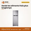 Réfrigérateur Samsung – 255L (202LT+53LT) – Argent | RT25HAR4DSA/GH