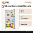 RT28HAR4DSA Samsung – Réfrigérateur Samsung – 234L (181LT+53LT) – Argent | RT22HAR4DSA/GH