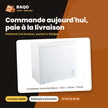 Congélateur Horizontal Nasco – 202 L – Silver – 1 Porte | KNAS-300