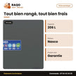 Congélateur Horizontal Nasco – 206L – 1PORTE – 1 Panier Interne | NAS-275WA-DS