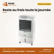 Ventilateur Air Cooler Midea – À Roulettes – Avec Télécommande – 3 Vitesses | VENT_AC120-15F