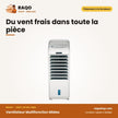 Ventilateur Multifonction Midea – Air Cooler +Télécommande | VENT_AC100-16BR