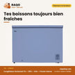 Congélateur Horizontal TCL – 295 L – Gris – 1 Panier Interne | F300CF