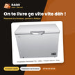 Congélateur Horizontal TCL – 290L – 1 Panier Interne – Grey | F378CFSL