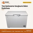 Congélateur Horizontal TCL – 290L – 1 Panier Interne – Grey | F378CFSL