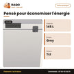 Congélateur Horizontal TCL – 145L – 1 Panier Interne – Grey | F188CFSL