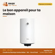 Chauffe Eau Électrique Vertical Midea – 80L – Pot en Émail – 1500W | D80-15FG