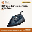 Fer à Repasser à Vapeur Nasco 2400W 320ML Max – 360° – Noir-Bleu Fonce | NA-8871